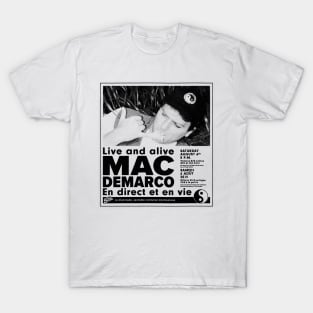 Mac Demarco Montréal Tour Poster T-Shirt